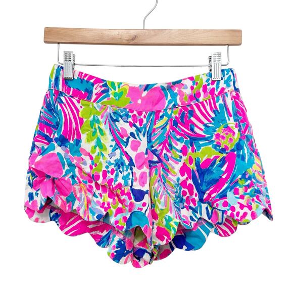 Lilly Pulitzer Dahlia Shorts Multi Gumbo Limbo Sz S - Picture 1 of 4